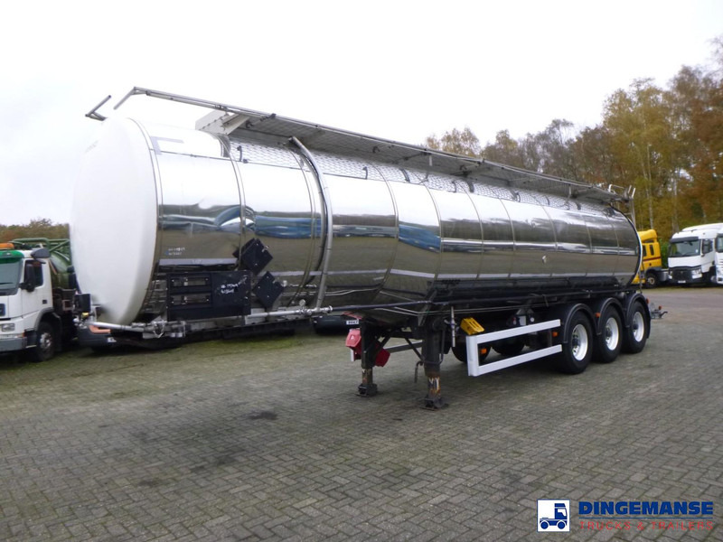 Crane Fruehauf Chemical tank inox 32.8 m3 / 1 comp - نصف مقطورة صهريج: صورة 1 Crane Fruehauf Chemical tank inox 32.8 m3 / 1 comp - نصف مقطورة صهريج: صورة 1