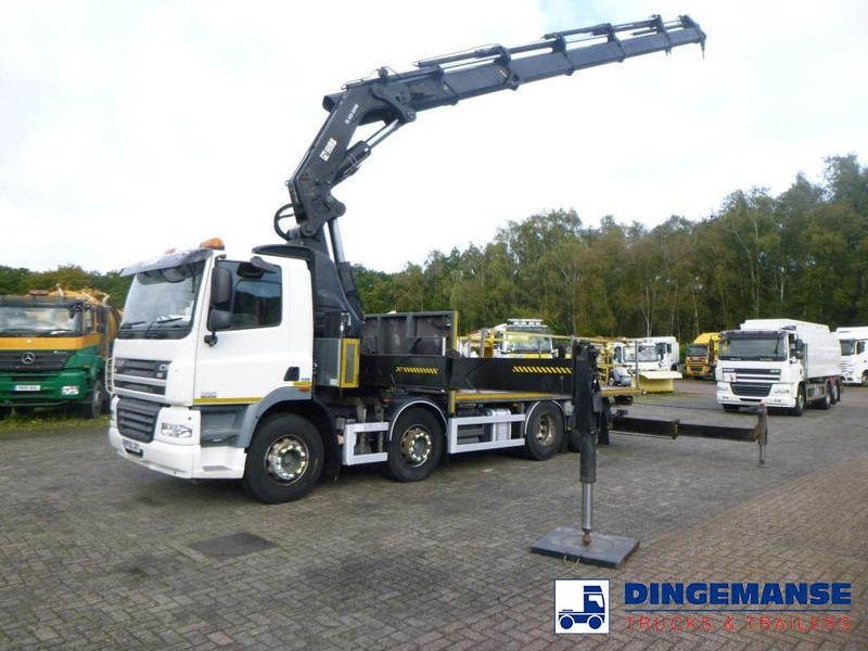 DAF CF 85.410 8X2 RHD + Hiab XS855 EP6 Hipro - شاحنة كرين: صورة 1 DAF CF 85.410 8X2 RHD + Hiab XS855 EP6 Hipro - شاحنة كرين: صورة 1