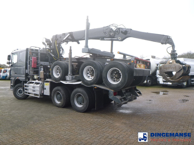 DAF XF 105.510 6x4 + Loglift F281S83 crane / timber truck + dolly - شاحنة كرين: صورة 5 DAF XF 105.510 6x4 + Loglift F281S83 crane / timber truck + dolly - شاحنة كرين: صورة 5