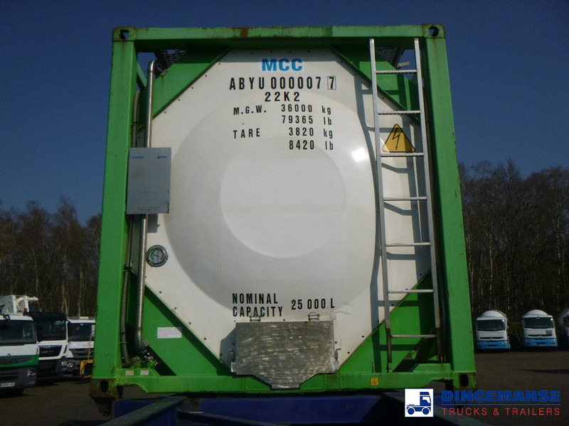 Danteco Food tank container inox 20 ft / 25 m3 / 1 comp - خزان تخزين: صورة 5 Danteco Food tank container inox 20 ft / 25 m3 / 1 comp - خزان تخزين: صورة 5