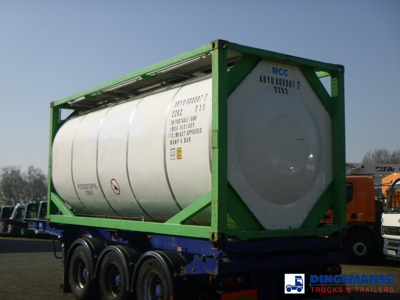 Danteco Food tank container inox 20 ft / 25 m3 / 1 comp - خزان تخزين: صورة 3 Danteco Food tank container inox 20 ft / 25 m3 / 1 comp - خزان تخزين: صورة 3
