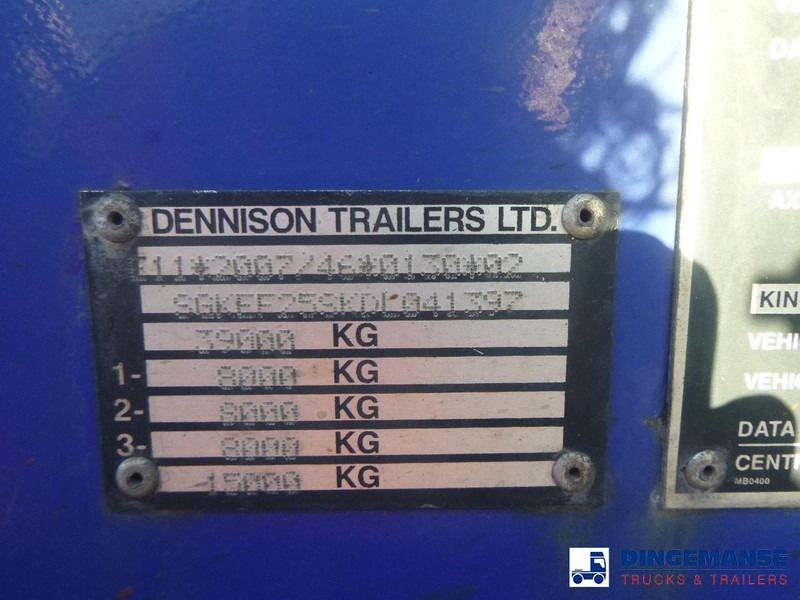 نصف مقطورة لنقل الحاويات Dennison 3-axle container trailer 20-30-40-45 ft: صورة 13 نصف مقطورة لنقل الحاويات Dennison 3-axle container trailer 20-30-40-45 ft: صورة 13