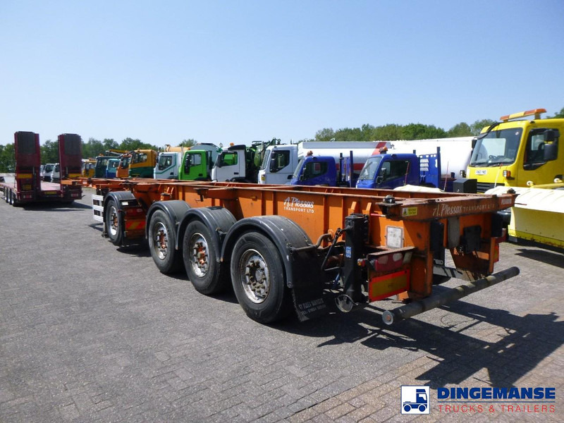 Dennison 4-axle container combi trailer (3 + 1 axles) 20-30-40-45 ft - نصف مقطورة لنقل الحاويات: صورة 3 Dennison 4-axle container combi trailer (3 + 1 axles) 20-30-40-45 ft - نصف مقطورة لنقل الحاويات: صورة 3