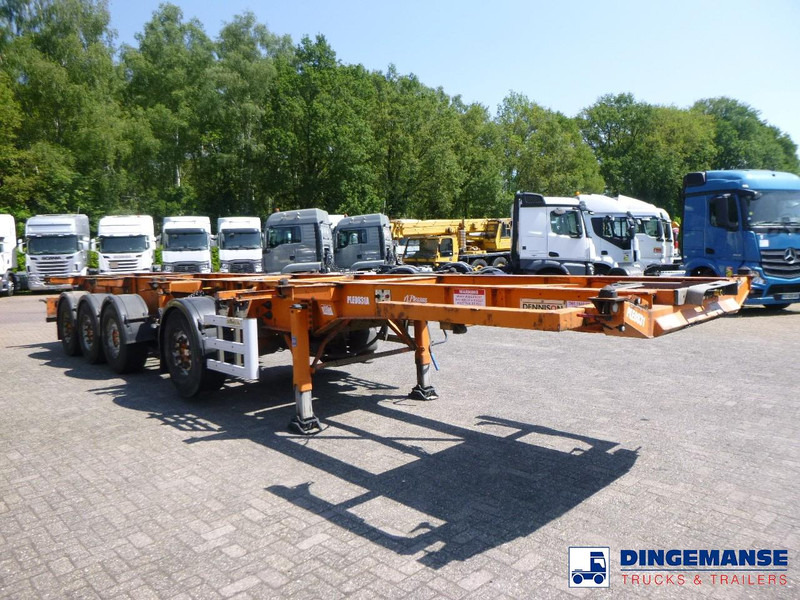 Dennison 4-axle container combi trailer (3 + 1 axles) 20-30-40-45 ft - نصف مقطورة لنقل الحاويات: صورة 2 Dennison 4-axle container combi trailer (3 + 1 axles) 20-30-40-45 ft - نصف مقطورة لنقل الحاويات: صورة 2
