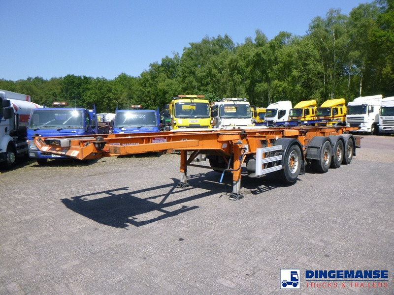 Dennison 4-axle container combi trailer (3 + 1 axles) 20-30-40-45 ft - نصف مقطورة لنقل الحاويات: صورة 1 Dennison 4-axle container combi trailer (3 + 1 axles) 20-30-40-45 ft - نصف مقطورة لنقل الحاويات: صورة 1
