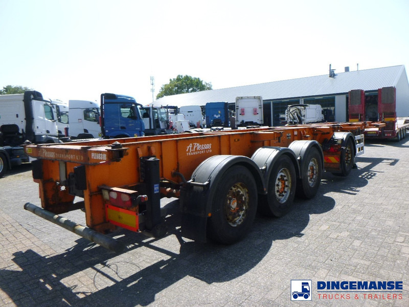 Dennison 4-axle container combi trailer (3 + 1 axles) 20-30-40-45 ft - نصف مقطورة لنقل الحاويات: صورة 4 Dennison 4-axle container combi trailer (3 + 1 axles) 20-30-40-45 ft - نصف مقطورة لنقل الحاويات: صورة 4