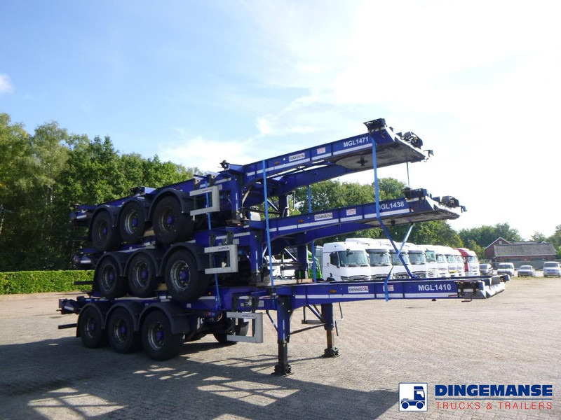 Dennison Stack - 3 x container trailer 20-30-40-45 ft - نصف مقطورة لنقل الحاويات: صورة 2 Dennison Stack - 3 x container trailer 20-30-40-45 ft - نصف مقطورة لنقل الحاويات: صورة 2