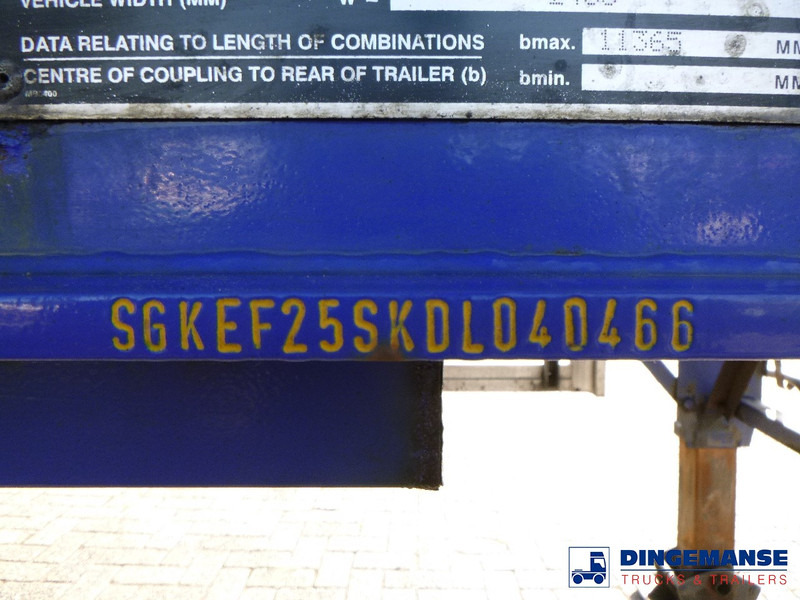 نصف مقطورة لنقل الحاويات Dennison Stack - 3 x container trailer 20-30-40-45 ft: صورة 19