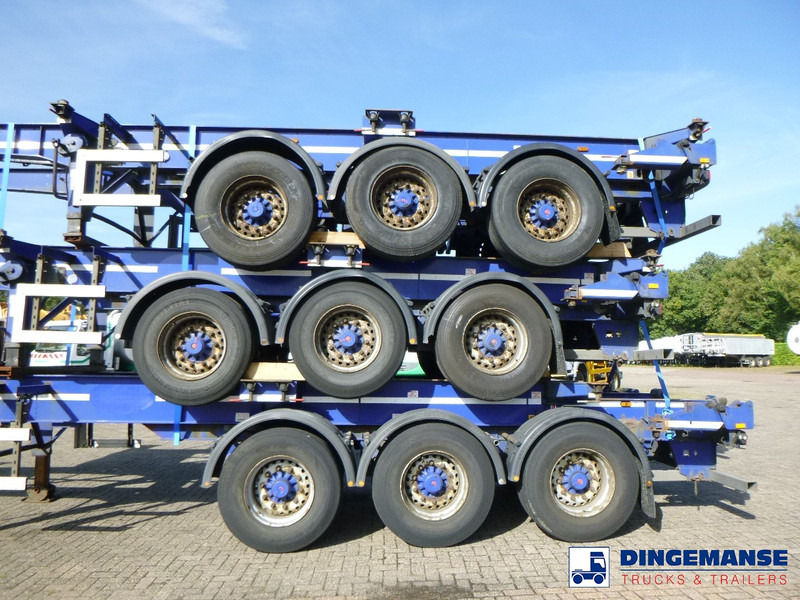 نصف مقطورة لنقل الحاويات Dennison Stack - 3 x container trailer 20-30-40-45 ft: صورة 11