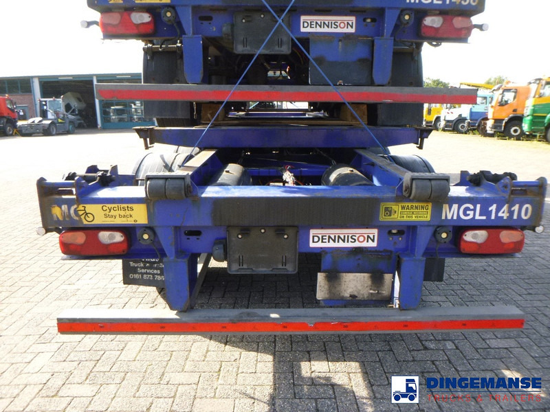 نصف مقطورة لنقل الحاويات Dennison Stack - 3 x container trailer 20-30-40-45 ft: صورة 13