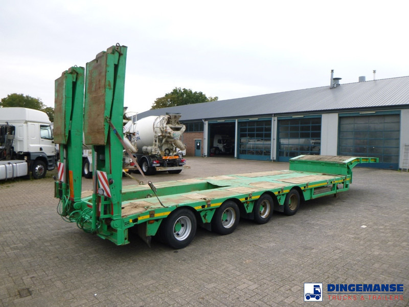 Faymonville 4-axle semi-lowbed trailer 65 t + ramps ext. - عربة منخفضة مسطحة نصف مقطورة: صورة 4 Faymonville 4-axle semi-lowbed trailer 65 t + ramps ext. - عربة منخفضة مسطحة نصف مقطورة: صورة 4