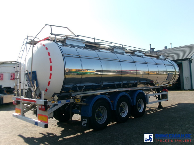 Feldbinder Chemical tank (non-ADR) inox 30 m3 / 1 comp + pump - نصف مقطورة صهريج: صورة 3 Feldbinder Chemical tank (non-ADR) inox 30 m3 / 1 comp + pump - نصف مقطورة صهريج: صورة 3