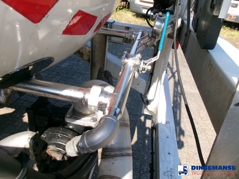 نصف مقطورة صهريج Feldbinder Chemical tank (non-ADR) inox 30 m3 / 1 comp + pump: صورة 7