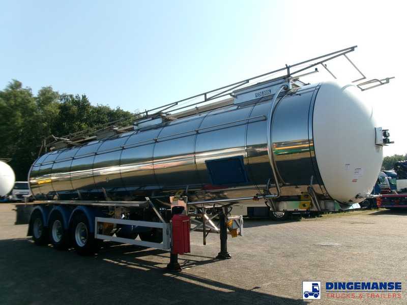 Feldbinder Chemical tank (non-ADR) inox 30 m3 / 1 comp + pump - نصف مقطورة صهريج: صورة 2 Feldbinder Chemical tank (non-ADR) inox 30 m3 / 1 comp + pump - نصف مقطورة صهريج: صورة 2