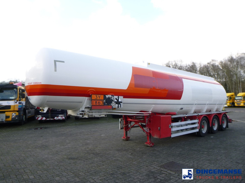 Feldbinder Jet fuel tank 40 m3 / 1 comp + pump - مقطورة صهريج: صورة 1 Feldbinder Jet fuel tank 40 m3 / 1 comp + pump - مقطورة صهريج: صورة 1