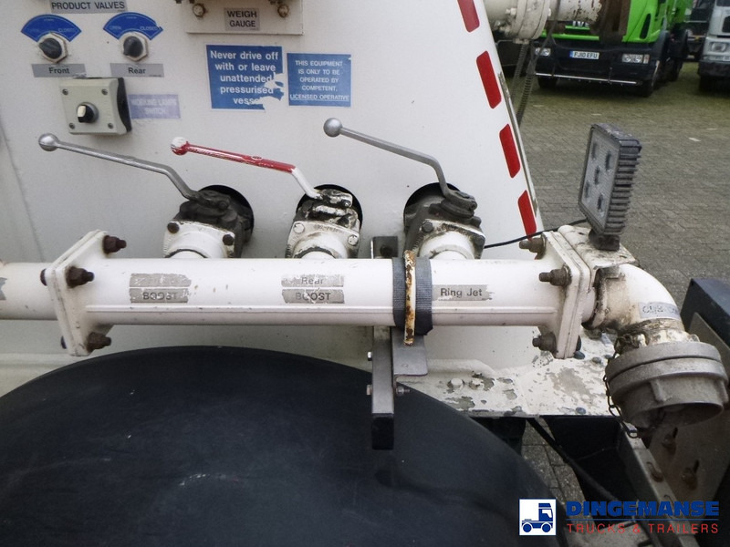 نصف مقطورة صهريج Feldbinder Powder tank alu 36 m3 / 1 comp: صورة 8