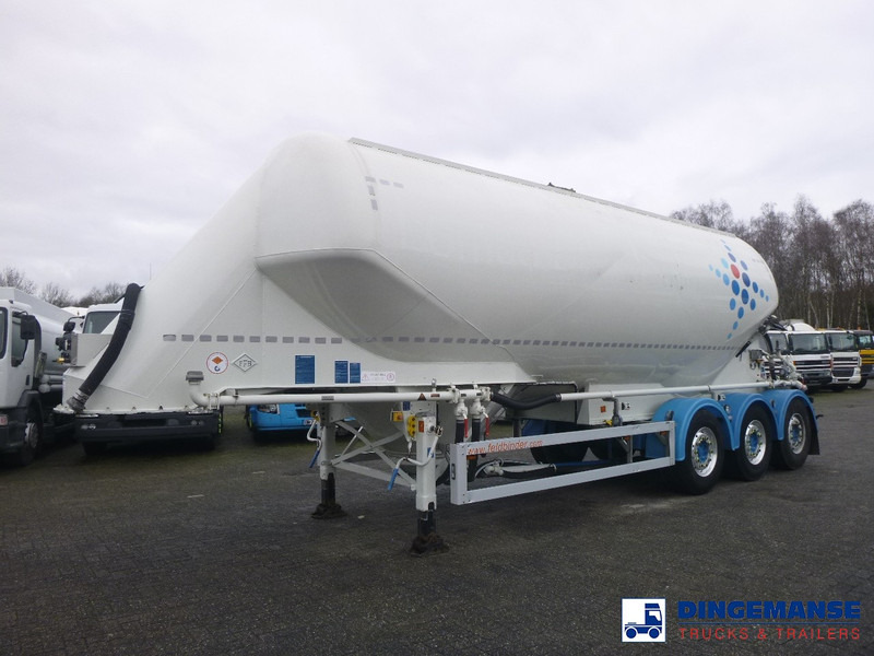Feldbinder Powder tank alu 36 m3 / 1 comp - نصف مقطورة صهريج: صورة 1 Feldbinder Powder tank alu 36 m3 / 1 comp - نصف مقطورة صهريج: صورة 1