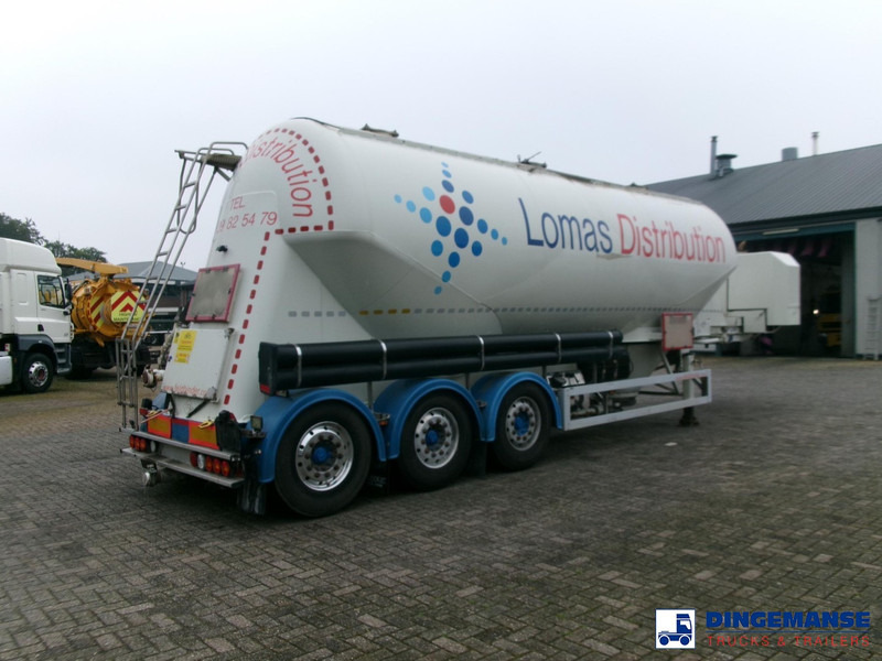 Feldbinder Powder tank alu 40 m3 / 1 comp + compressor - نصف مقطورة صهريج: صورة 4 Feldbinder Powder tank alu 40 m3 / 1 comp + compressor - نصف مقطورة صهريج: صورة 4