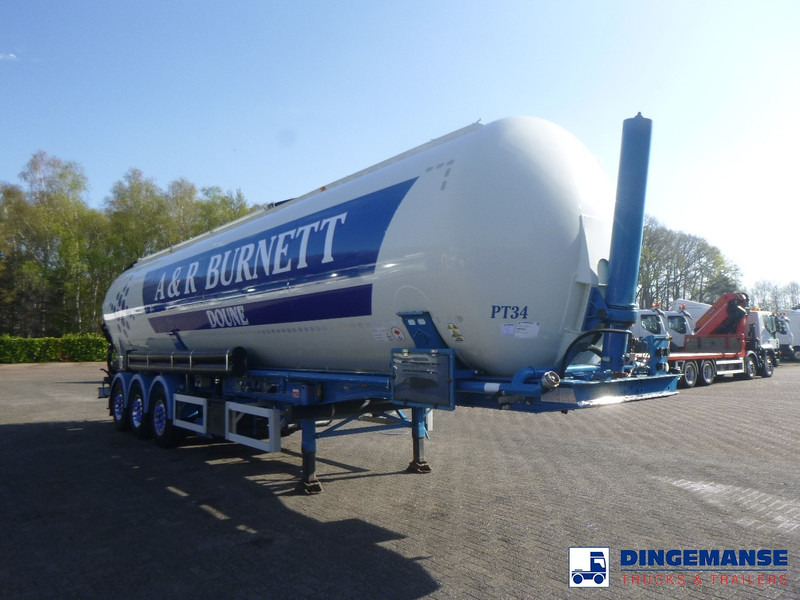 Feldbinder Powder tank alu 60 m3 / Compressor diesel engine. - نصف مقطورة صهريج: صورة 2 Feldbinder Powder tank alu 60 m3 / Compressor diesel engine. - نصف مقطورة صهريج: صورة 2