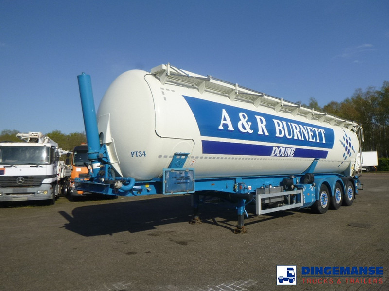 Feldbinder Powder tank alu 60 m3 / Compressor diesel engine. - نصف مقطورة صهريج: صورة 1 Feldbinder Powder tank alu 60 m3 / Compressor diesel engine. - نصف مقطورة صهريج: صورة 1