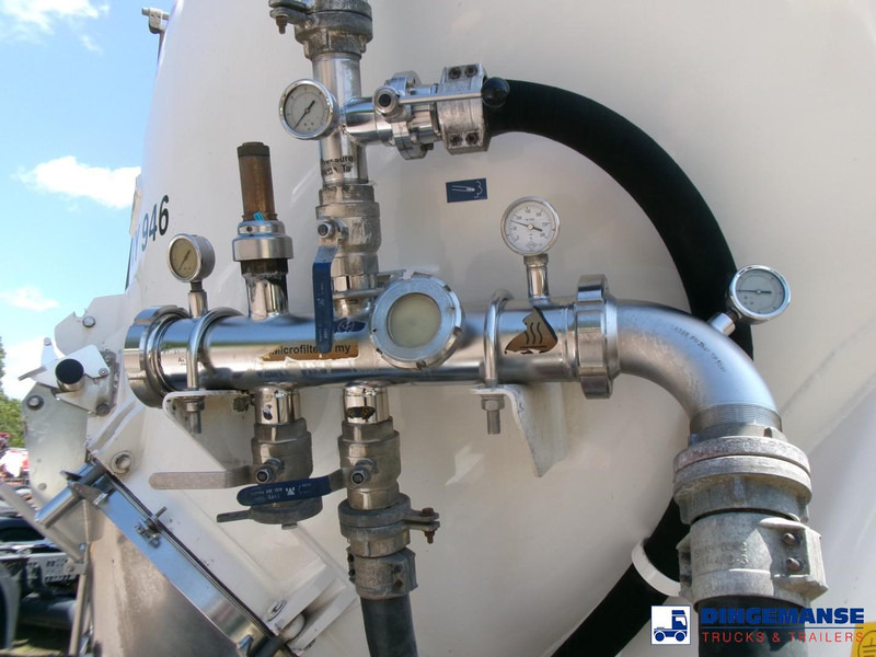 نصف مقطورة صهريج Feldbinder Powder tank alu 60 m3 (tipping): صورة 9