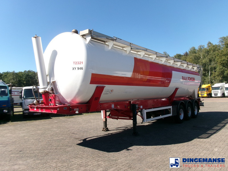 Feldbinder Powder tank alu (tipping) 60 m3 - نصف مقطورة صهريج: صورة 1 Feldbinder Powder tank alu (tipping) 60 m3 - نصف مقطورة صهريج: صورة 1