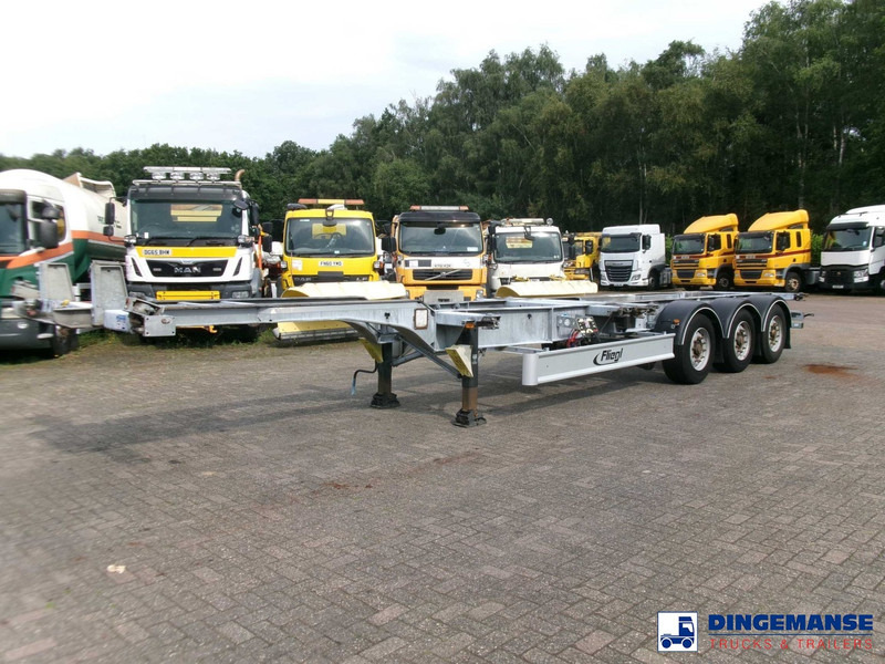 Fliegl 3-axle container trailer 45 ft - نصف مقطورة لنقل الحاويات: صورة 1 Fliegl 3-axle container trailer 45 ft - نصف مقطورة لنقل الحاويات: صورة 1