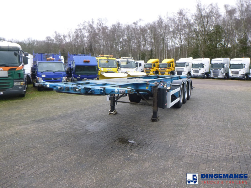 Fruehauf 3-axle container chassis 20, 30 ft - نصف مقطورة لنقل الحاويات: صورة 1 Fruehauf 3-axle container chassis 20, 30 ft - نصف مقطورة لنقل الحاويات: صورة 1