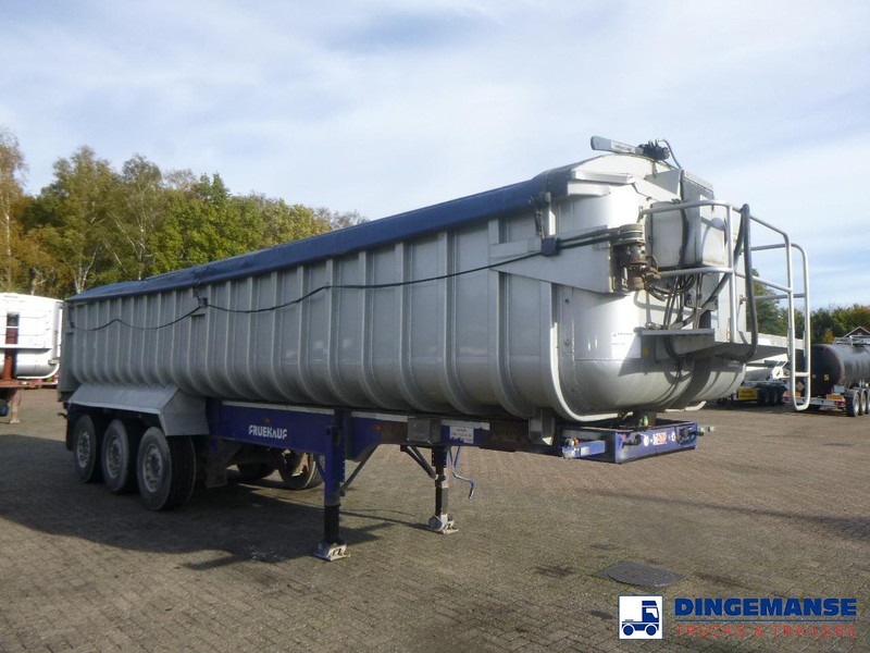 Fruehauf Tipper trailer alu 35 m3 + tarpaulin - قلابة نصف مقطورة نصف مقطورة قلابة: صورة 2 Fruehauf Tipper trailer alu 35 m3 + tarpaulin - قلابة نصف مقطورة نصف مقطورة قلابة: صورة 2