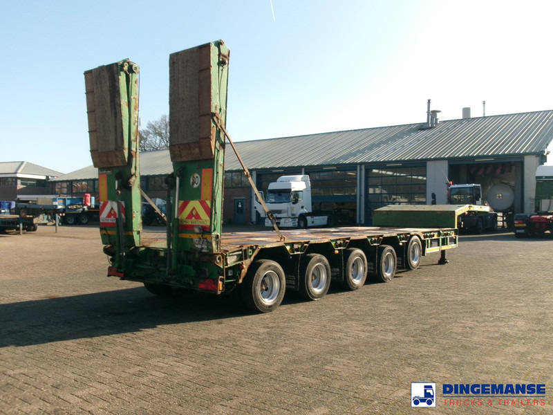 Goldhofer 5-axle semi-lowbed trailer 80 t ext. - عربة منخفضة مسطحة نصف مقطورة: صورة 4 Goldhofer 5-axle semi-lowbed trailer 80 t ext. - عربة منخفضة مسطحة نصف مقطورة: صورة 4