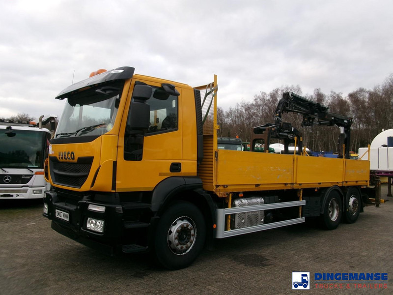 Iveco Stralis 310 6x2 Euro 6 + Atlas 105.2 crane - شاحنة كرين: صورة 1 Iveco Stralis 310 6x2 Euro 6 + Atlas 105.2 crane - شاحنة كرين: صورة 1