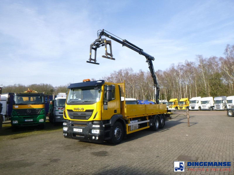 Iveco Stralis 310 6x2 Euro 6 RHD + Atlas 105.2 crane - شاحنة كرين: صورة 1 Iveco Stralis 310 6x2 Euro 6 RHD + Atlas 105.2 crane - شاحنة كرين: صورة 1