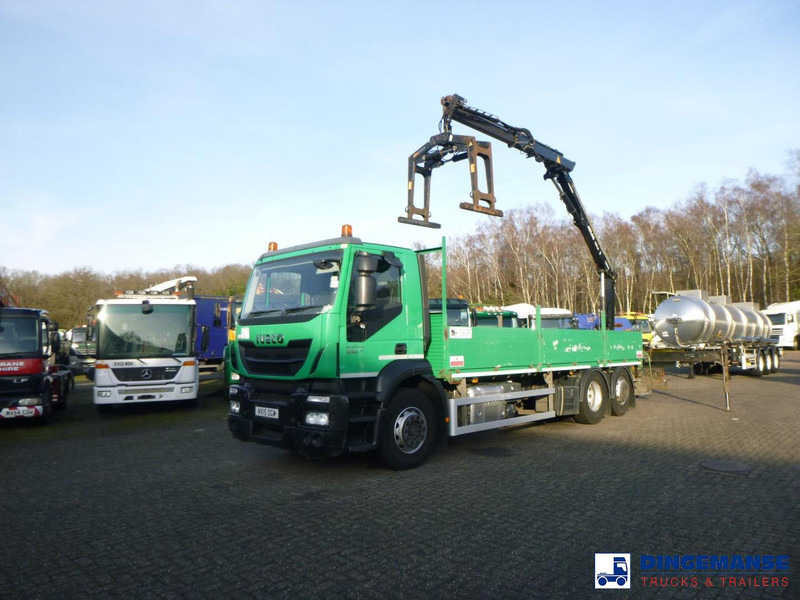 Iveco Stralis 310 6x2 Euro 6 RHD + Atlas 129.3 crane - شاحنة كرين: صورة 1 Iveco Stralis 310 6x2 Euro 6 RHD + Atlas 129.3 crane - شاحنة كرين: صورة 1