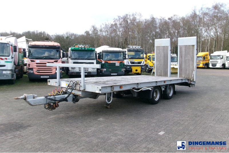 KING 2-axle platform drawbar trailer 14t + ramps - مقطورات مسطحة: صورة 1 KING 2-axle platform drawbar trailer 14t + ramps - مقطورات مسطحة: صورة 1