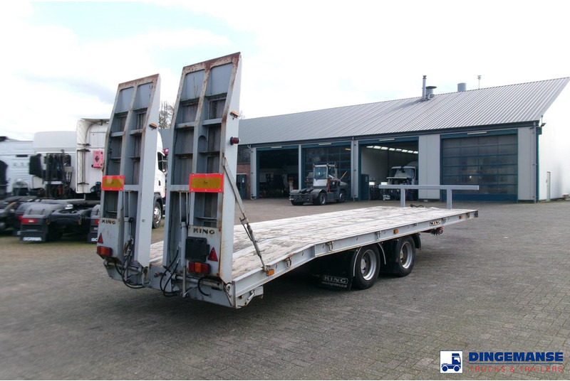 KING 2-axle platform drawbar trailer 14t + ramps - مقطورات مسطحة: صورة 4 KING 2-axle platform drawbar trailer 14t + ramps - مقطورات مسطحة: صورة 4