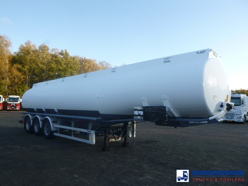 LAG Fuel tank alu 44.4 m3 / 6 comp + pump - نصف مقطورة صهريج: صورة 2 LAG Fuel tank alu 44.4 m3 / 6 comp + pump - نصف مقطورة صهريج: صورة 2