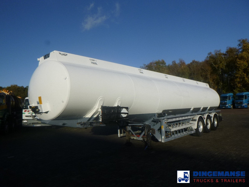 LAG Fuel tank alu 44.4 m3 / 6 comp + pump - نصف مقطورة صهريج: صورة 1 LAG Fuel tank alu 44.4 m3 / 6 comp + pump - نصف مقطورة صهريج: صورة 1