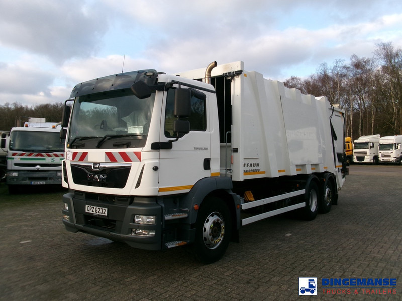 MAN TGM 26.320 6X2 Euro 6 RHD Faun refuse truck - شاحنة النفايات: صورة 1 MAN TGM 26.320 6X2 Euro 6 RHD Faun refuse truck - شاحنة النفايات: صورة 1