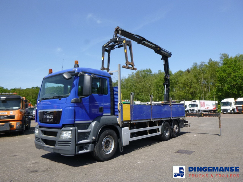 MAN TGS 26.360 6X2 RHD + HMF 1420-K2 + grapple - شاحنة كرين: صورة 1 MAN TGS 26.360 6X2 RHD + HMF 1420-K2 + grapple - شاحنة كرين: صورة 1