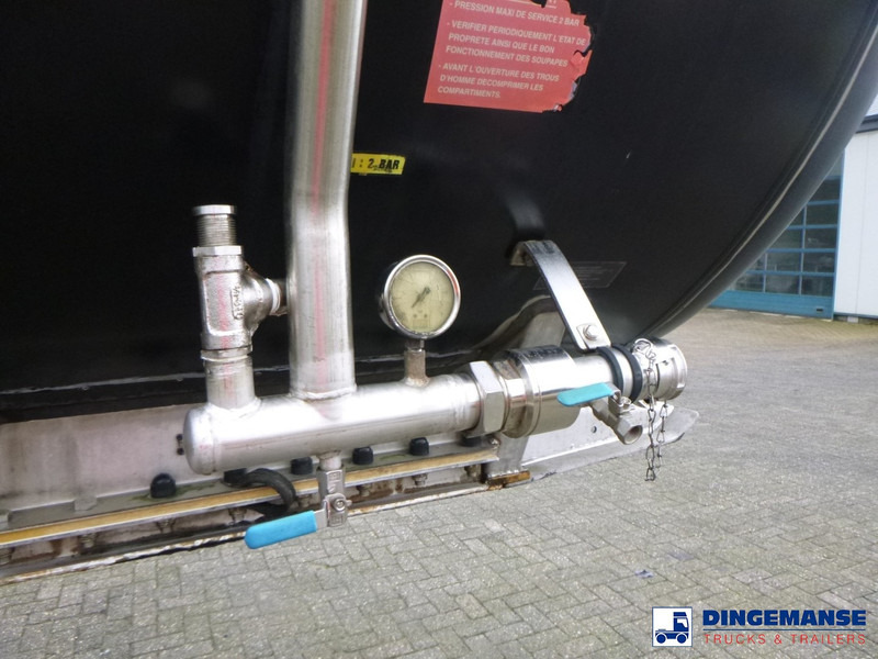نصف مقطورة صهريج Magyar Bitumen tank inox 30 m3 / 1 comp: صورة 14