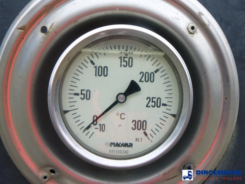 نصف مقطورة صهريج Magyar Bitumen tank inox 30 m3 / 1 comp: صورة 12