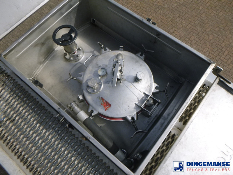 نصف مقطورة صهريج Magyar Chemical tank inox L4BH 37.5 m3 / 4 comp ADR 26-03-2026: صورة 17