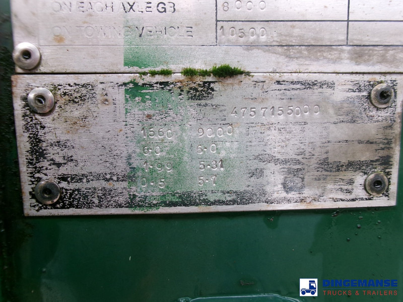 نصف مقطورة صهريج Melton Food tank inox 25 m3 / 1 comp: صورة 14