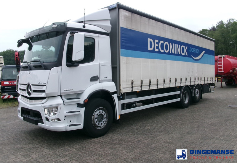 Mercedes-Benz Antos 2533L 6x2 Euro 6 curtain sider - شاحنة ستارة: صورة 1 Mercedes-Benz Antos 2533L 6x2 Euro 6 curtain sider - شاحنة ستارة: صورة 1