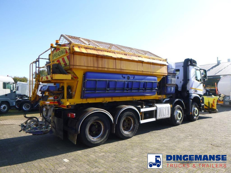 Mercedes-Benz Arocs 3240 8x4 RHD Schmidt snow plough / gritter - جرافة ثلج: صورة 4 Mercedes-Benz Arocs 3240 8x4 RHD Schmidt snow plough / gritter - جرافة ثلج: صورة 4