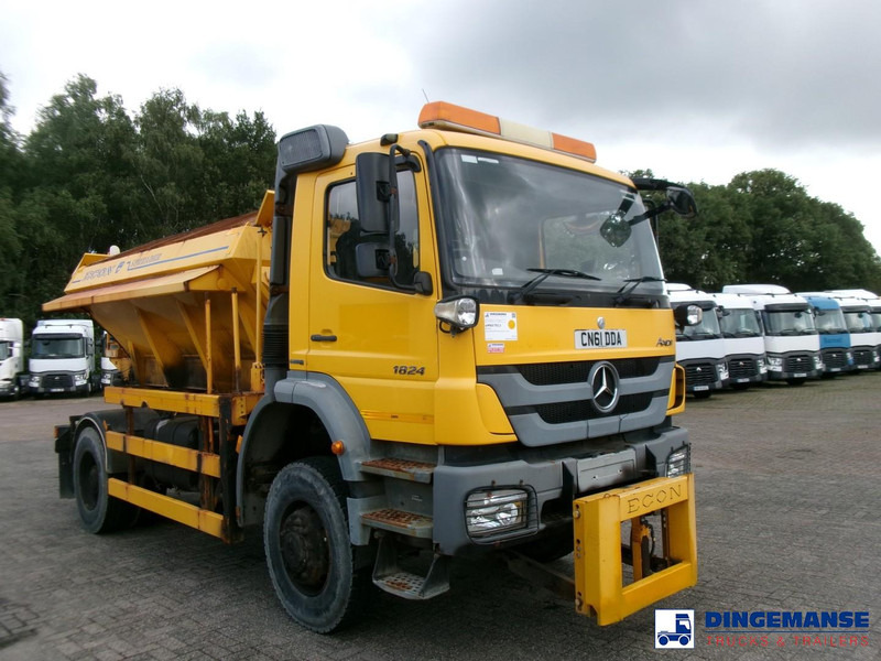 Mercedes-Benz Axor 1824 4x4 RHD salt spreader / gritter - جرافة ثلج: صورة 2 Mercedes-Benz Axor 1824 4x4 RHD salt spreader / gritter - جرافة ثلج: صورة 2