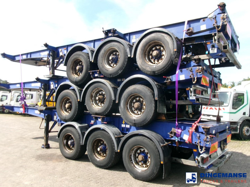 Montracon Stack - 3 x container chassis 20-30-40-45 ft - نصف مقطورة لنقل الحاويات: صورة 4 Montracon Stack - 3 x container chassis 20-30-40-45 ft - نصف مقطورة لنقل الحاويات: صورة 4