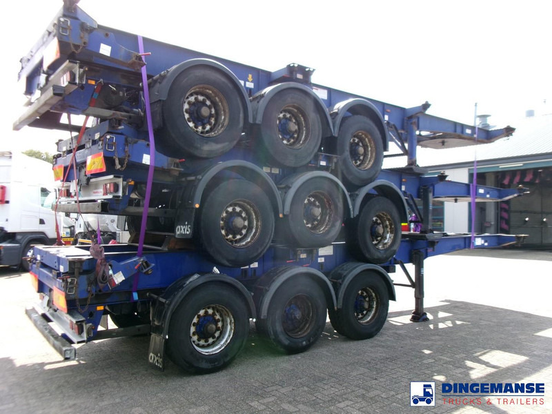 Montracon Stack - 3 x container chassis 20-30-40-45 ft - نصف مقطورة لنقل الحاويات: صورة 3 Montracon Stack - 3 x container chassis 20-30-40-45 ft - نصف مقطورة لنقل الحاويات: صورة 3