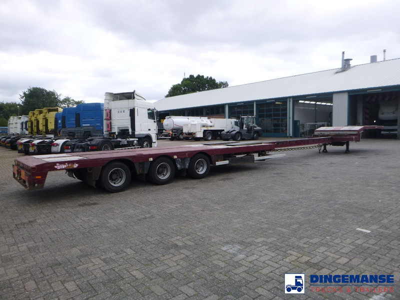 Nooteboom 3-axle semi-lowbed trailer extendable 14.5 m + ramps - عربة منخفضة مسطحة نصف مقطورة: صورة 4 Nooteboom 3-axle semi-lowbed trailer extendable 14.5 m + ramps - عربة منخفضة مسطحة نصف مقطورة: صورة 4