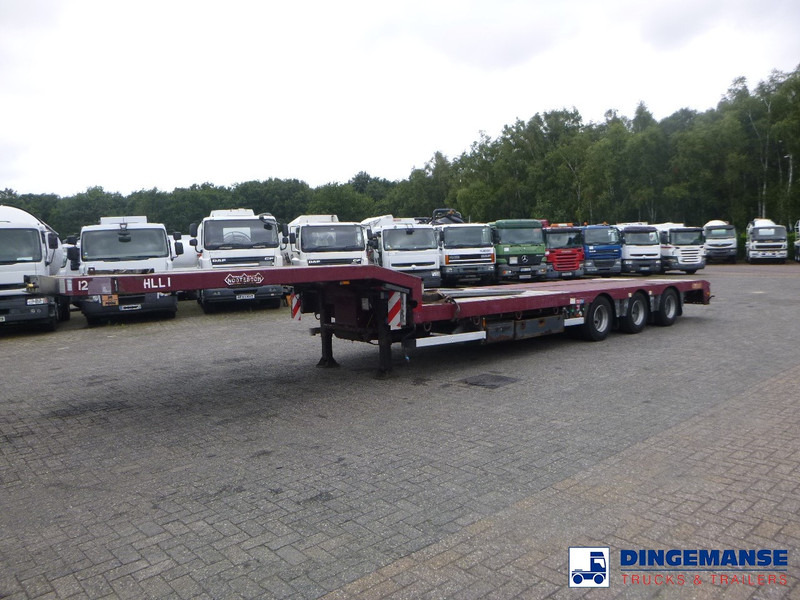 Nooteboom 3-axle semi-lowbed trailer extendable 14.5 m + ramps - عربة منخفضة مسطحة نصف مقطورة: صورة 5 Nooteboom 3-axle semi-lowbed trailer extendable 14.5 m + ramps - عربة منخفضة مسطحة نصف مقطورة: صورة 5